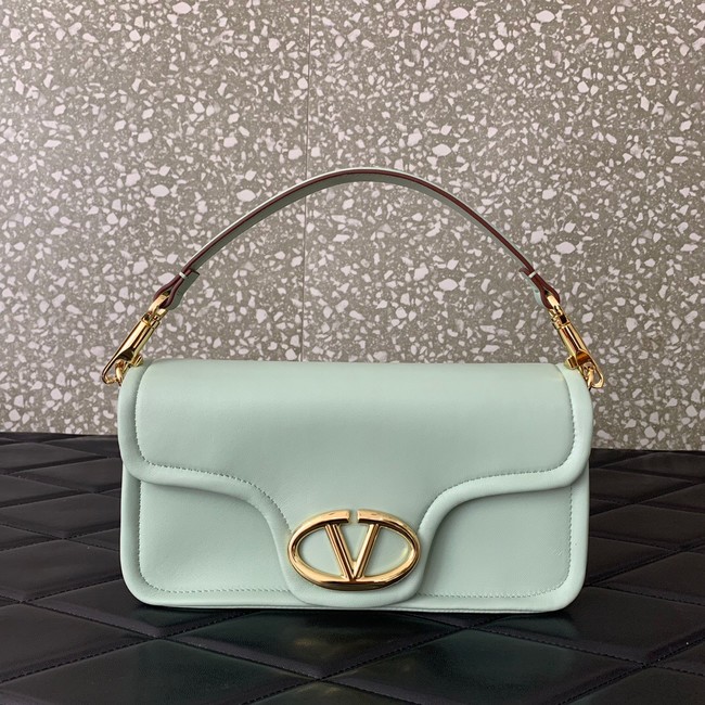 VALENTINO VLOGO 1960 medium lambskin bag FJ098 light green