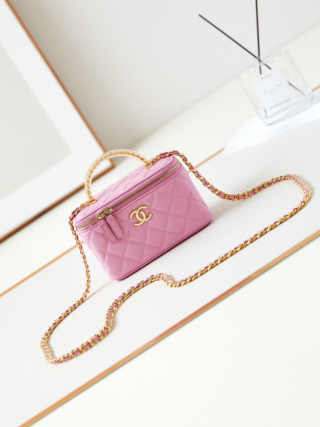 CHANEL MINI CLUTCH WITH CHAIN AP3820 PINK