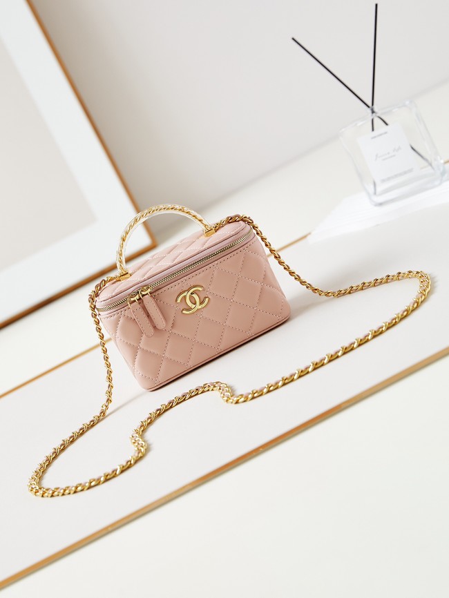 CHANEL MINI CLUTCH WITH CHAIN AP3820 light pink