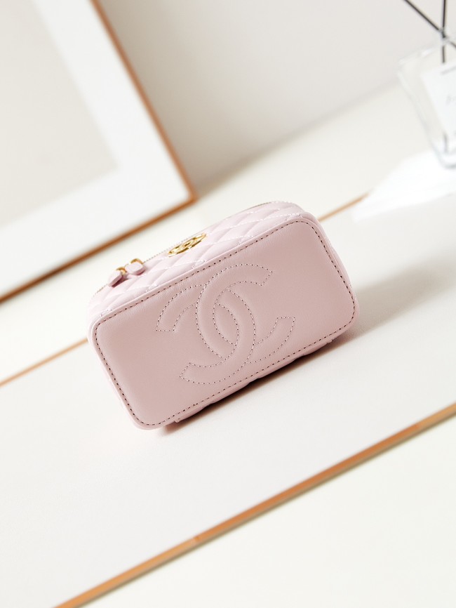 CHANEL MINI CLUTCH WITH TOP HANDLE AP3820 pink