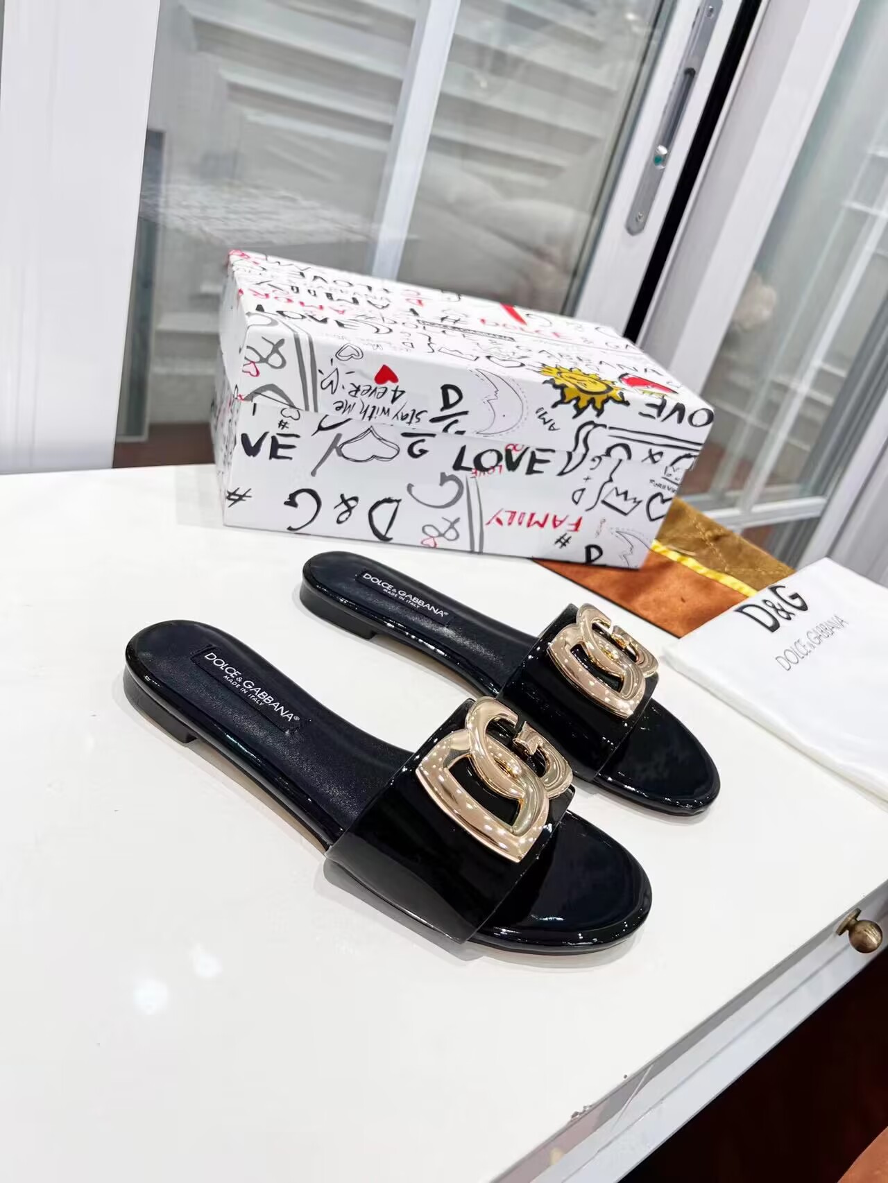 Dolce & Gabbana slipper DG20390 Black