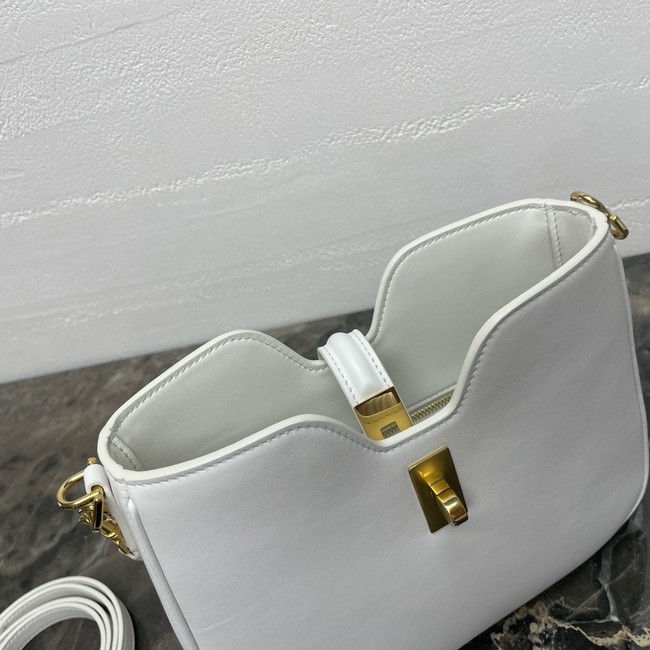 Celine SMALL CAMILLE 16 SOFT BAG IN SMOOTH CALFSKIN 120693 RICE