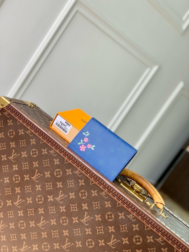 Louis Vuitton NEW Passport Cover M25967 Blue