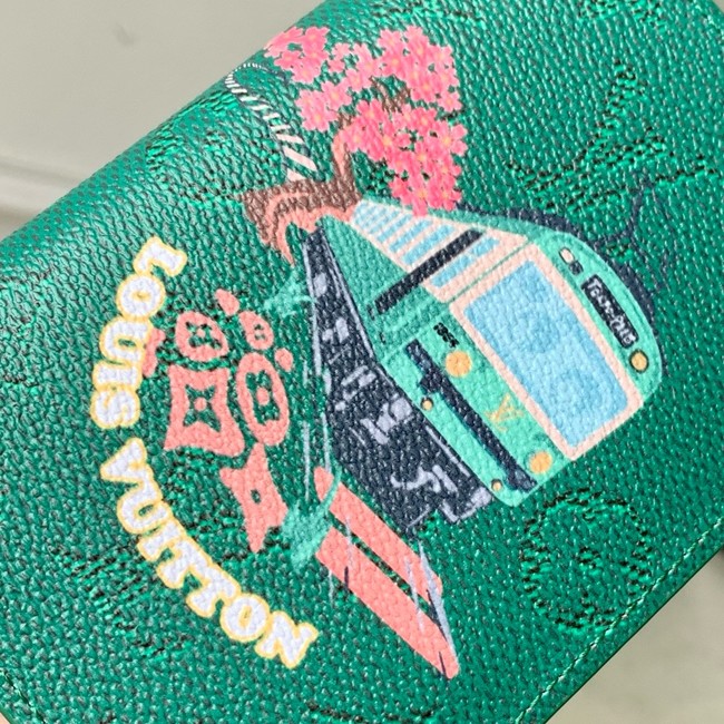 Louis Vuitton NEW Passport Cover M25967 Green