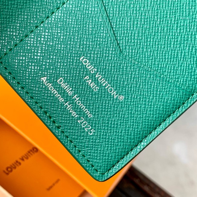 Louis Vuitton NEW Pocket Organizer M25973 Green