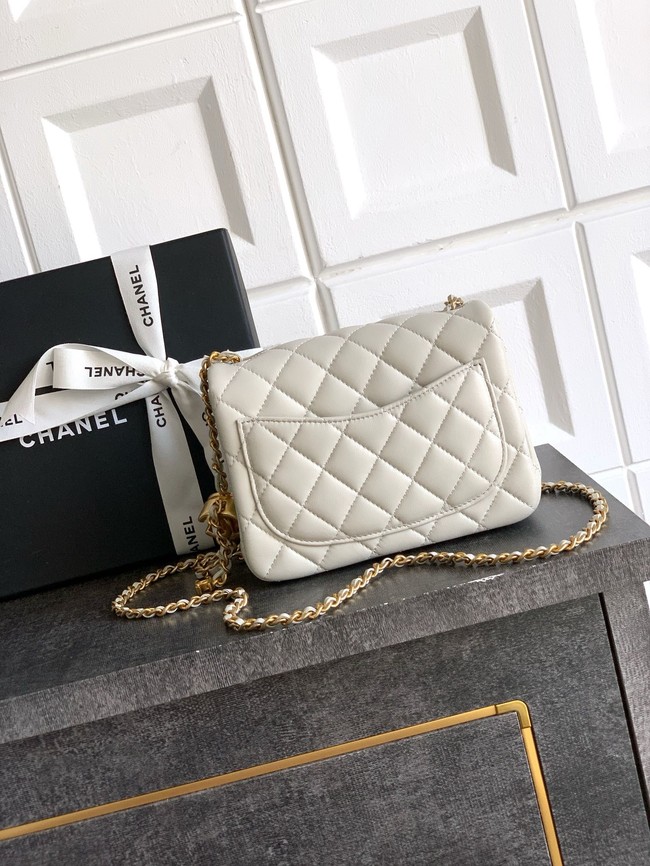 Chanel Mini Flap Bag AS5758 Chalk white