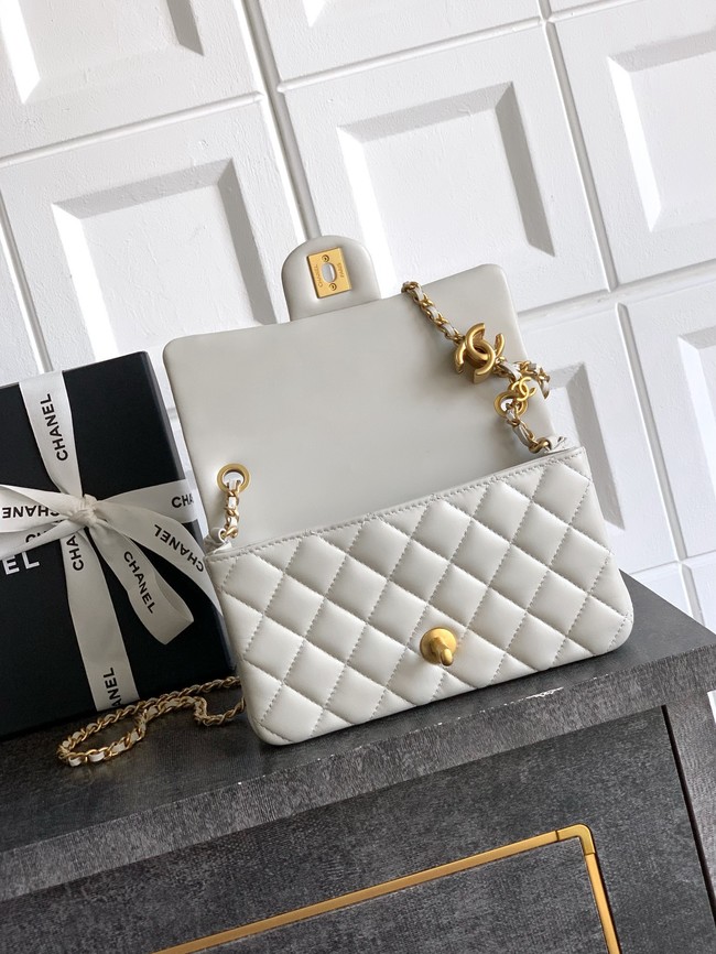 Chanel samll Flap Bag AS5756 Chalk white