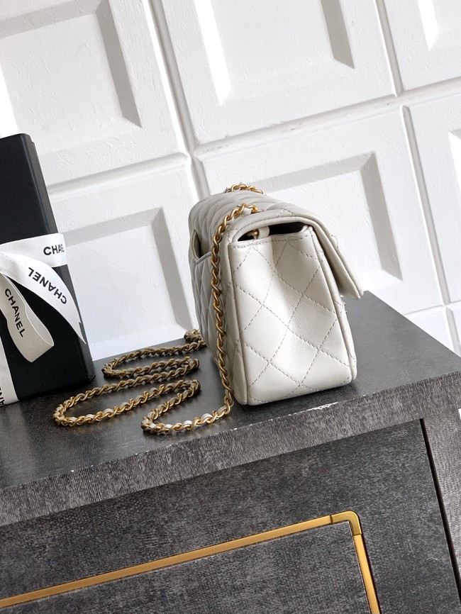 Chanel samll Flap Bag AS5756 Chalk white