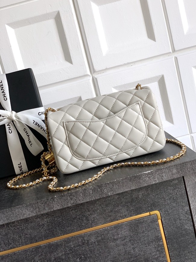 Chanel samll Flap Bag AS5756 Chalk white