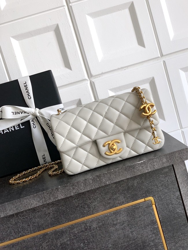 Chanel samll Flap Bag AS5756 Chalk white