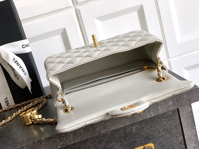 Chanel samll Flap Bag AS5756 Chalk white