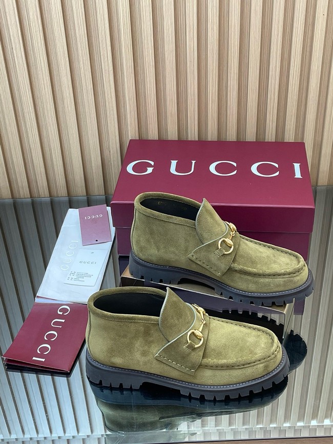 Gucci Womens Horsebit ankle boot 45020-1