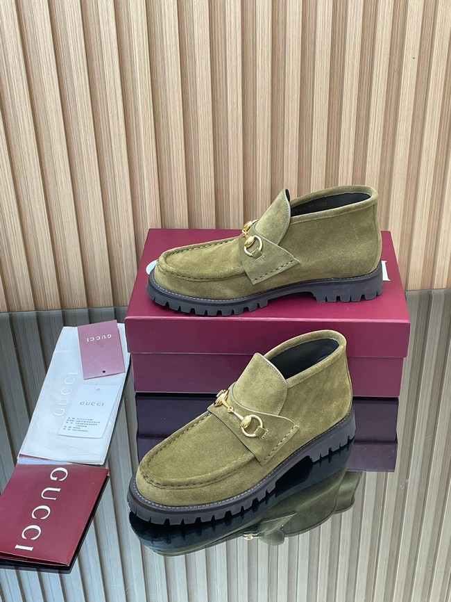 Gucci Womens Horsebit ankle boot 45020-1