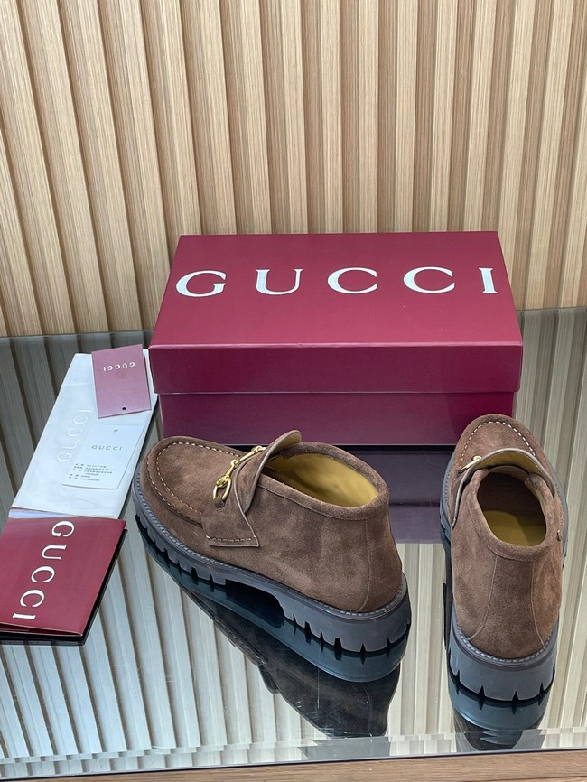 Gucci Womens Horsebit ankle boot 45020-2