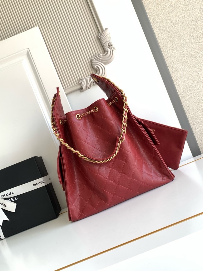 CHANEL 25 Medium Handbag AS5311 red