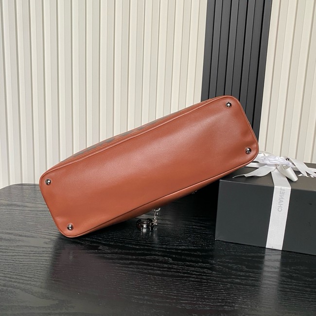 CHANEL Lambskin Shoulder Bags 9902 brown