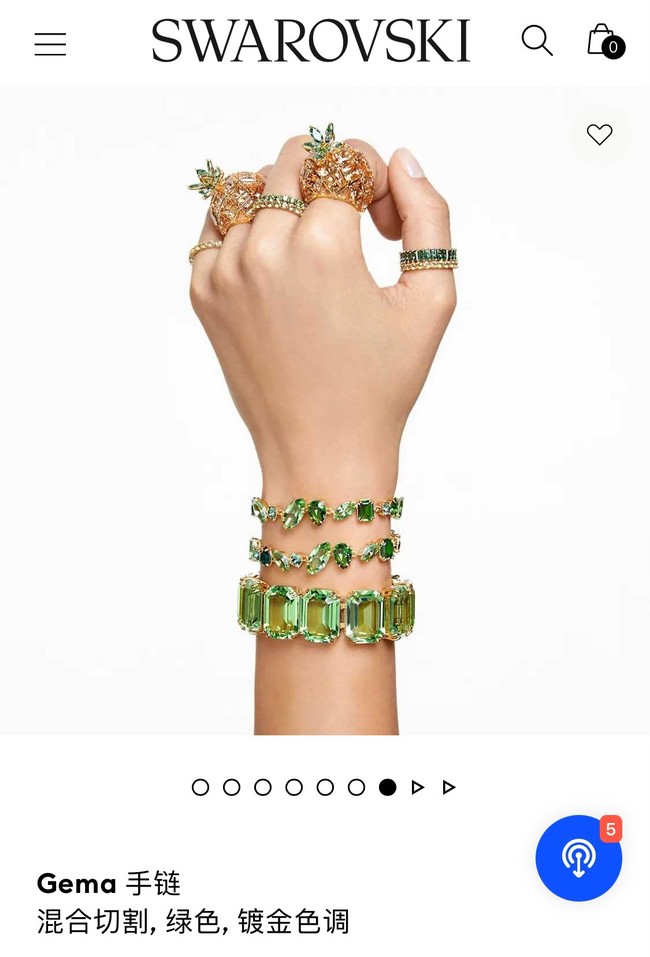 Swarovski necklace&Bracelet CE81094