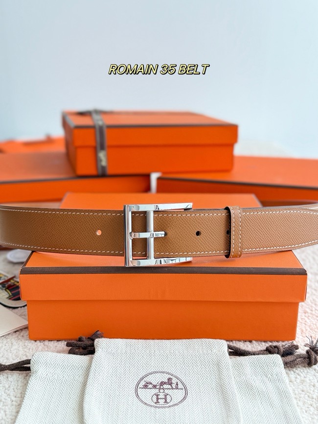 Hermes Epsom calfskin leather belt 66005