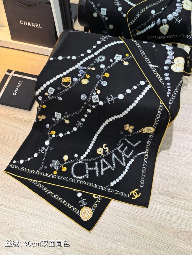 Louis Vuitton Shawl Cashmere and Silk KY125