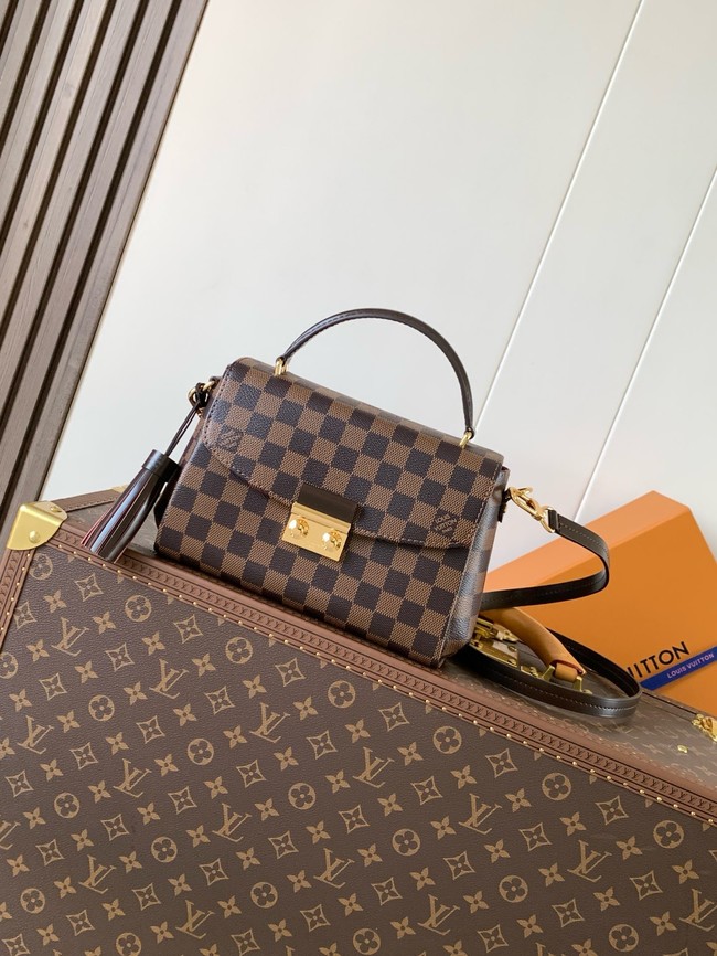Louis Vuitton Damier Ebene Canvas CROISETTE Bag M43000
