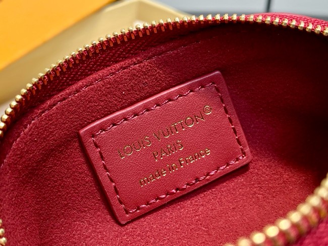 Louis Vuitton NEW Cosmetic Lipstick Pouch M25694 burgundy