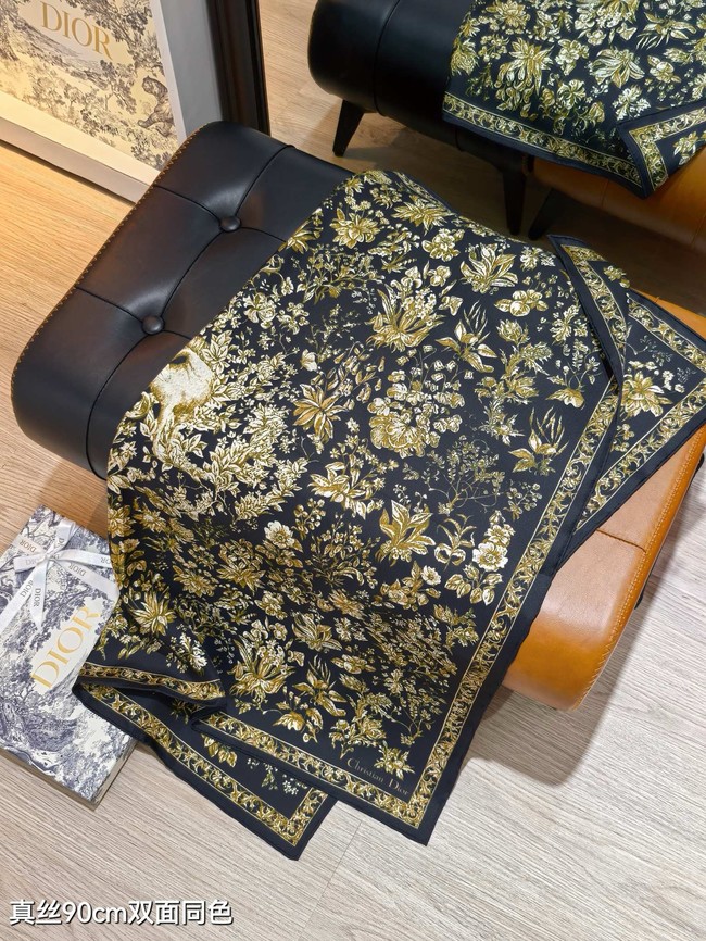 Dior 90 Square Scarf Silk Twill KY151