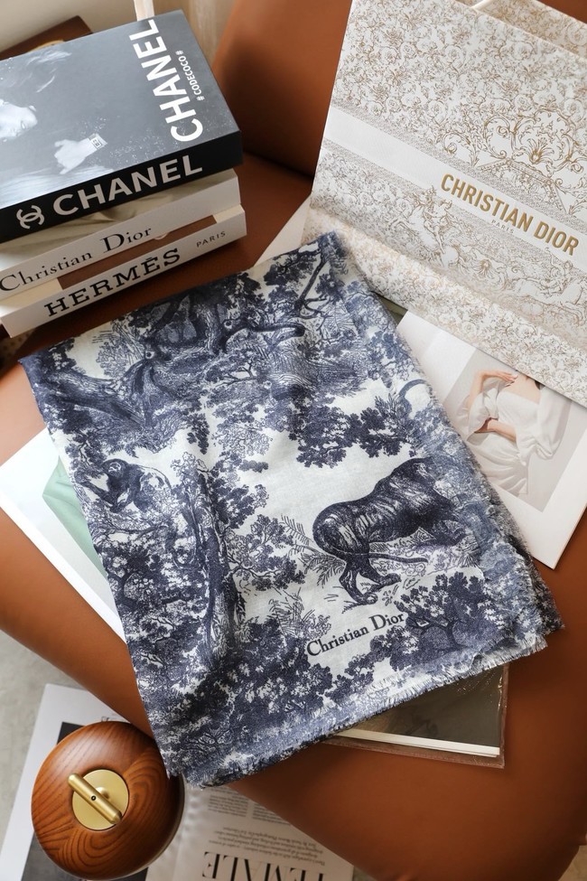 Dior Shawl Wool Silk and Cotton KY181