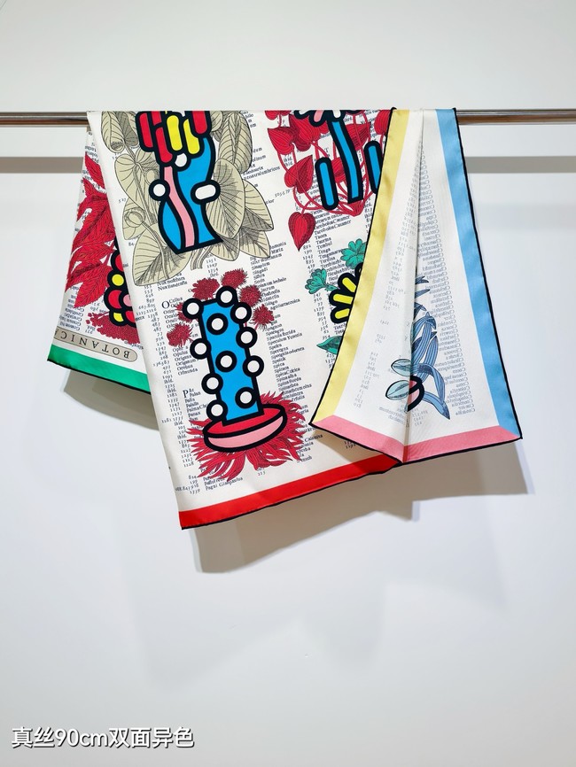 Hermes 90 Square Scarf Silk Twill KY157