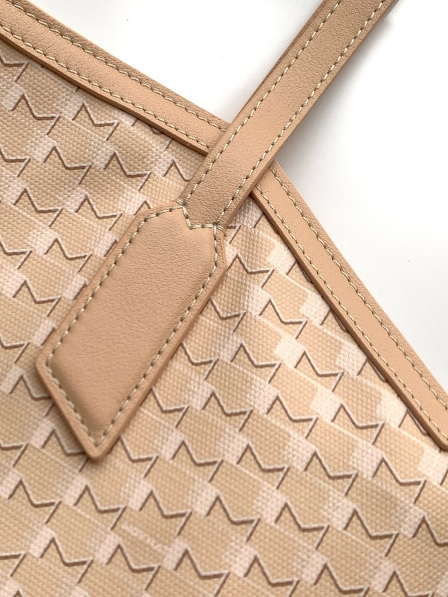 Goyard Calfskin Leather Tote Bag GM 3365 Nude