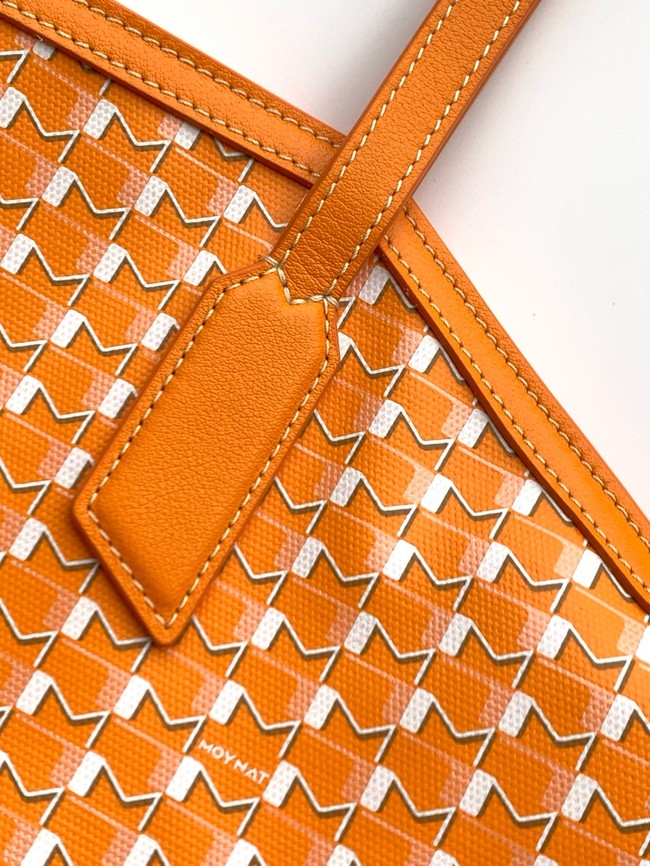 Goyard Calfskin Leather Tote Bag GM 3365 orange