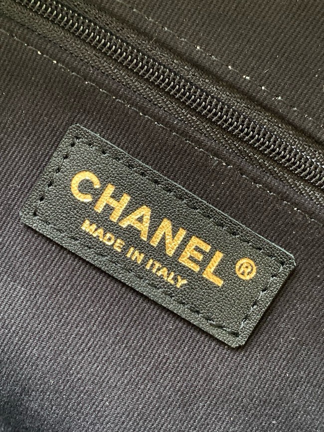 Chanel Backpack Calfskin & Gold Metal AS5793 Black