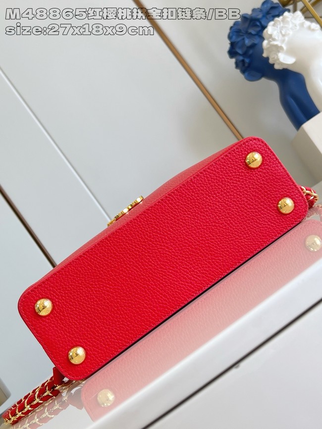 Louis Vuitton Capucines BB M25089 red