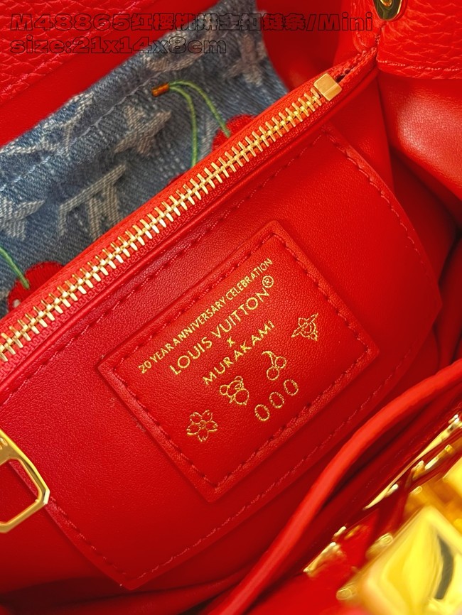 Louis Vuitton Capucines Mini M25893 red