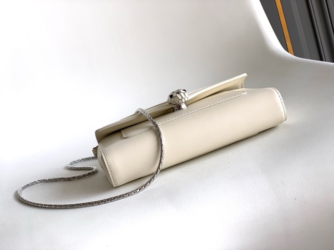 Bvlgari Serpenti Forever leather crossbody bag 289688 white