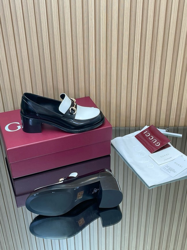 Gucci Womens heeled loafer with Horsebit 45109-1