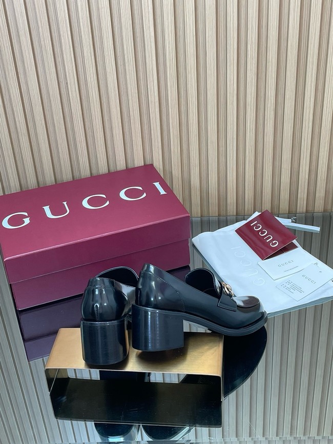 Gucci Womens heeled loafer with Horsebit 45109-5