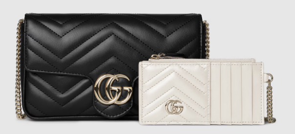 Gucci GG Marmont small shoulder bag 751526 black