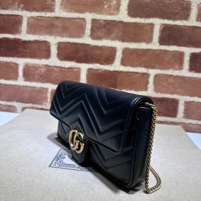 Gucci GG Marmont small shoulder bag 751526 black