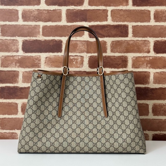Gucci GG Emblem maxi tote bag 815212 brown