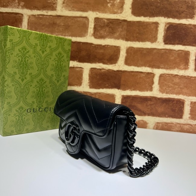 Gucci GG Marmont mini shoulder bag 699757 black