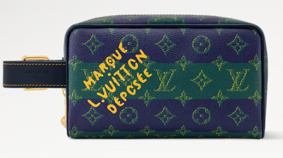 Louis Vuitton Locker Dopp Kit M25902 Blue Stripes