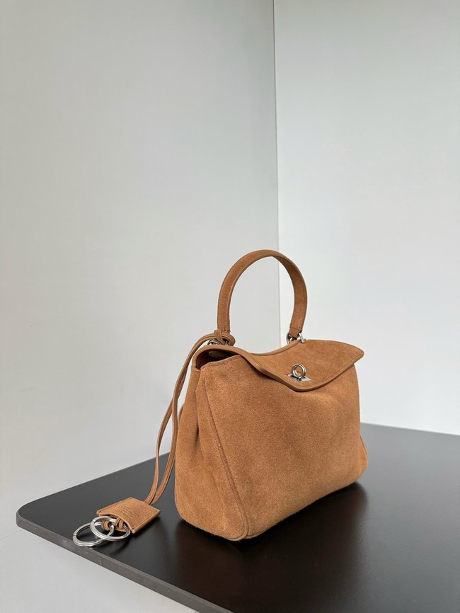 Balenciaga Rodeo Mini Handbag suede shoulder 795456 tan