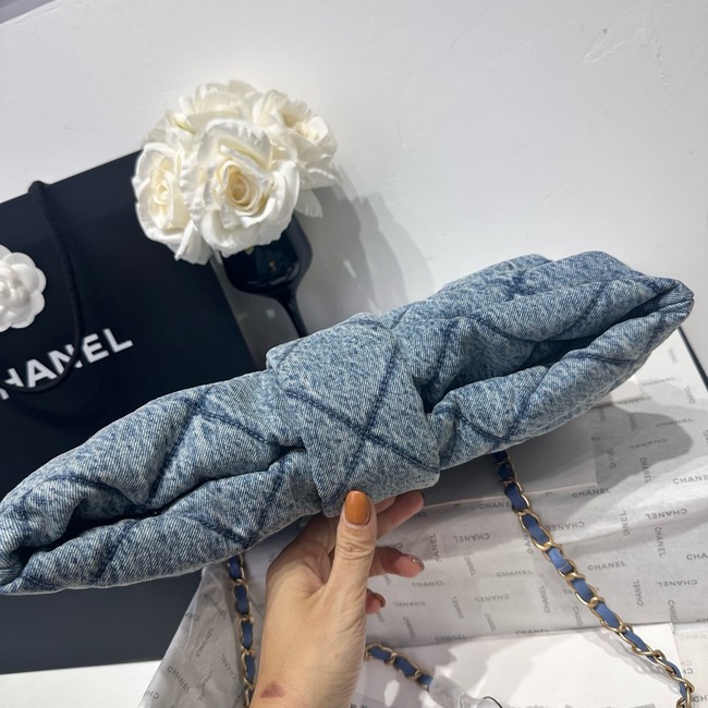 Chanel Denim Bow bag AS5851 blue