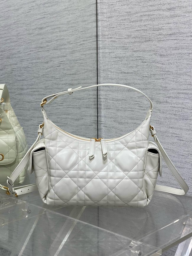 Dior D-Dream Mini Bag Macrocannage Lambskin S5258U Latte