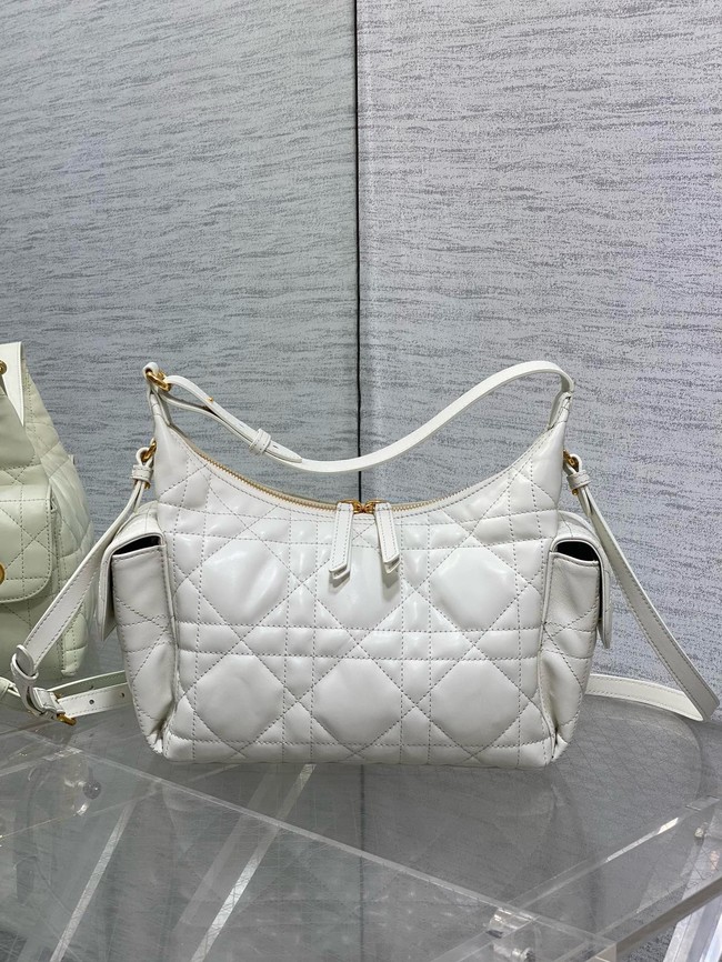 Dior D-Dream Mini Bag Macrocannage Lambskin S5258U Latte