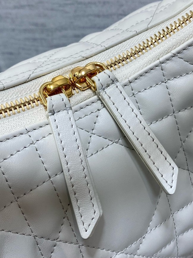 Dior D-Dream Mini Bag Macrocannage Lambskin S5258U Latte