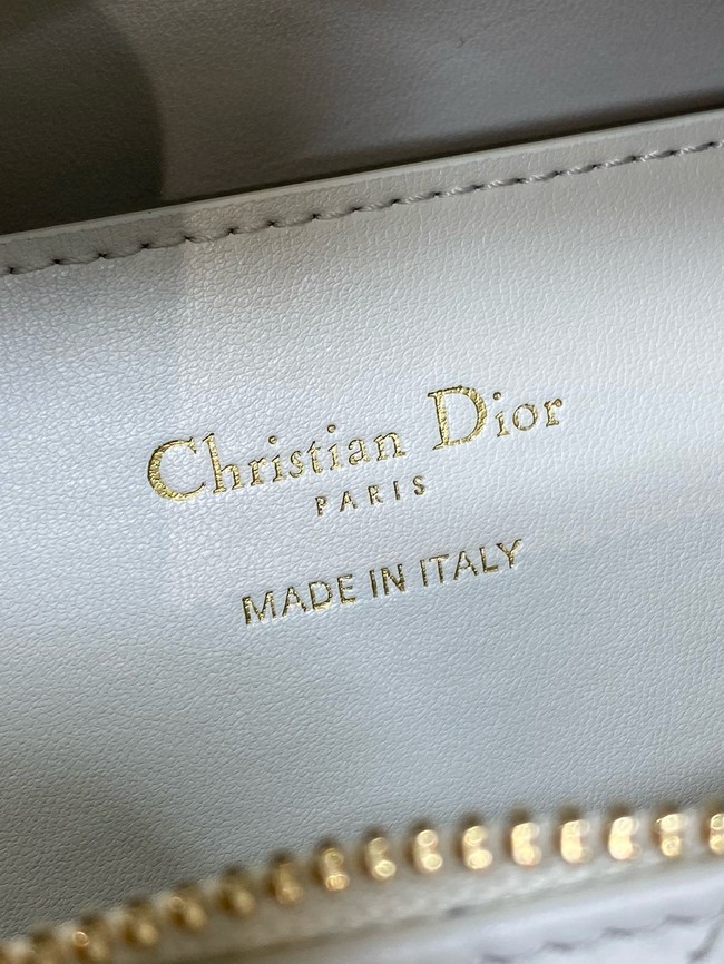 Dior D-Dream Mini Bag Macrocannage Lambskin S5258U Latte