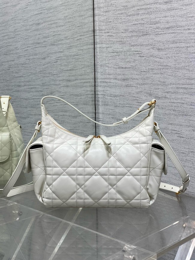 Dior D-Dream Mini Bag Macrocannage Lambskin S5258U Latte