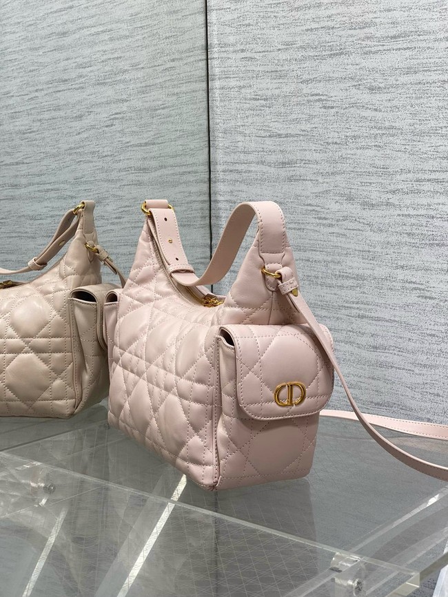 Dior D-Dream Mini Bag Macrocannage Lambskin S5258U pink