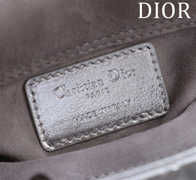 Dior Lady D-Joy Micro Bag Cannage Lambskin S0910O Silver